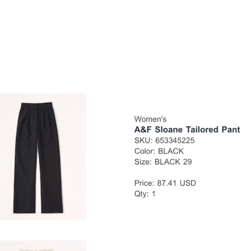 Abercrombie Sloane tailored pant